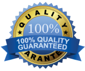 100% Quality Guarantee Seal